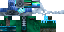 Minecraft skin texture, 64x32 legacy pixels