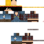 Minecraft skin texture, 64x64 pixels