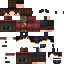 Minecraft skin texture, 64x64 pixels