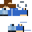 Minecraft skin texture, 64x64 pixels