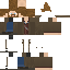 Minecraft skin texture, 64x64 pixels