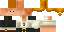 Minecraft skin texture, 64x32 legacy pixels