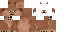 Minecraft skin texture, 64x32 legacy pixels