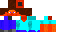 Minecraft skin texture, 64x32 legacy pixels