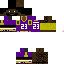 Minecraft skin texture, 64x64 pixels