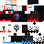 Minecraft skin texture, 64x64 pixels
