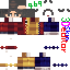 Minecraft skin texture, 64x64 pixels