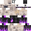 Minecraft skin texture, 64x64 pixels