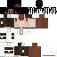 Minecraft skin texture, 64x64 pixels