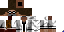 Minecraft skin texture, 64x32 legacy pixels