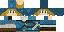 Minecraft skin texture, 64x32 legacy pixels