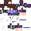Minecraft skin texture, 64x64 pixels