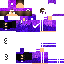 Minecraft skin texture, 64x64 pixels
