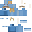 Minecraft skin texture, 64x64 pixels