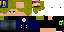 Minecraft skin texture, 64x32 legacy pixels
