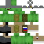 Minecraft skin texture, 64x64 pixels
