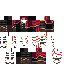 Minecraft skin texture, 64x64 pixels