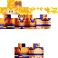 Minecraft skin texture, 64x64 pixels
