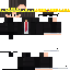 Minecraft skin texture, 64x64 pixels