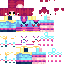 Minecraft skin texture, 64x64 pixels