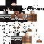 Minecraft skin texture, 64x64 pixels