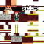 Minecraft skin texture, 64x64 pixels
