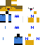 Minecraft skin texture, 64x64 pixels