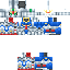 Minecraft skin texture, 64x64 pixels