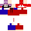 Minecraft skin texture, 64x64 pixels