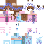 Minecraft skin texture, 64x64 pixels