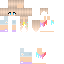 Minecraft skin texture, 64x64 pixels