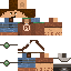 Minecraft skin texture, 64x64 pixels