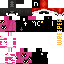 Minecraft skin texture, 64x64 pixels