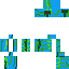 Minecraft skin texture, 64x64 pixels