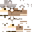 Minecraft skin texture, 64x64 pixels
