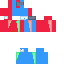 Minecraft skin texture, 64x64 pixels