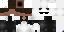 Minecraft skin texture, 64x32 legacy pixels