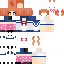 Minecraft skin texture, 64x64 pixels
