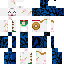 Minecraft skin texture, 64x64 pixels