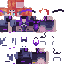 Minecraft skin texture, 64x64 pixels