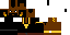 Minecraft skin texture, 64x32 legacy pixels