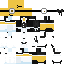 Minecraft skin texture, 64x64 pixels