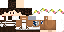 Minecraft skin texture, 64x32 legacy pixels