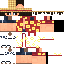 Minecraft skin texture, 64x64 pixels