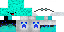 Minecraft skin texture, 64x32 legacy pixels