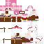 Minecraft skin texture, 64x64 pixels