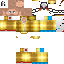 Minecraft skin texture, 64x64 pixels