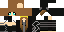Minecraft skin texture, 64x32 legacy pixels
