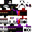 Minecraft skin texture, 64x64 pixels