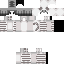 Minecraft skin texture, 64x64 pixels